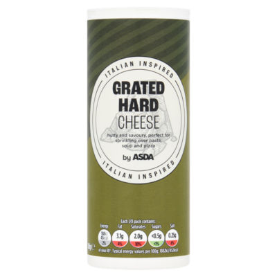 ASDA Grated Hard Cheese 80g - British product