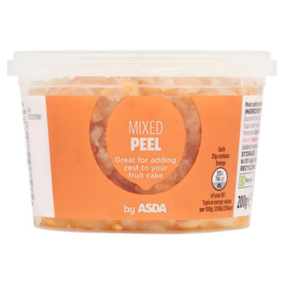 ASDA mixed peel 200g - British product