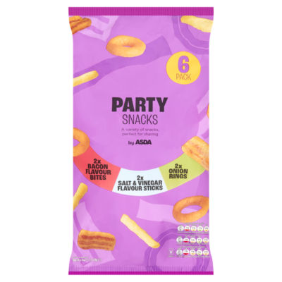 ASDA Party Snacks Variety Pack Savoury Mix 138g - British product