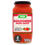 ASDA Bolognese pasta sauce 500g - British product