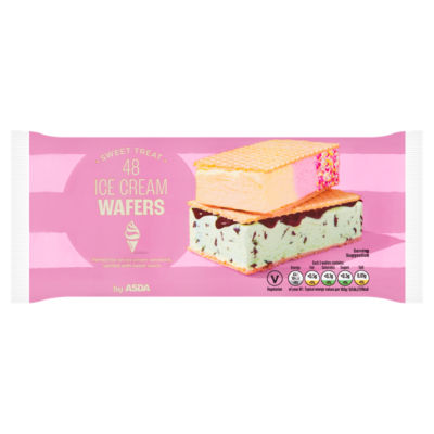 ASDA 48 Ice Cream Wafers - British product