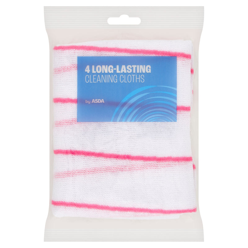 ASDA long-lasting cleaning cloths 4 pack - British product