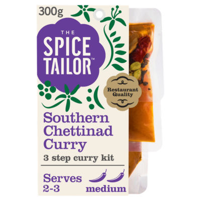ASDA The Spice Tailor Southern Chettinad Curry Sauce Meal Kit 300g- Buy online at McGrocer