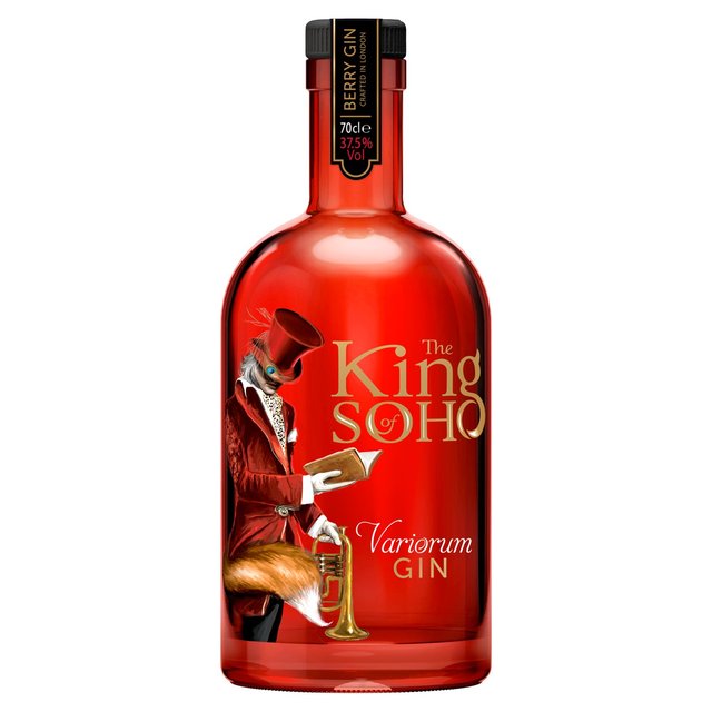 The King of Soho Variorum Pink Berry Gin 70cl GOODS M&S