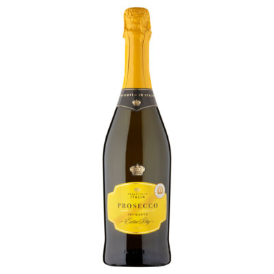 ASDA Prosecco Spumante Extra Dry Italian Sparkling Wine 75cl- Buy online at McGrocer