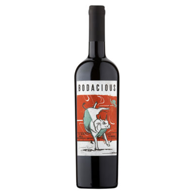Bodacious red wine 75cl - British product