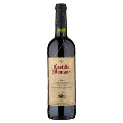 Castillo Montanez Tempranillo Cariñena red wine 75cl (Spanish product)
