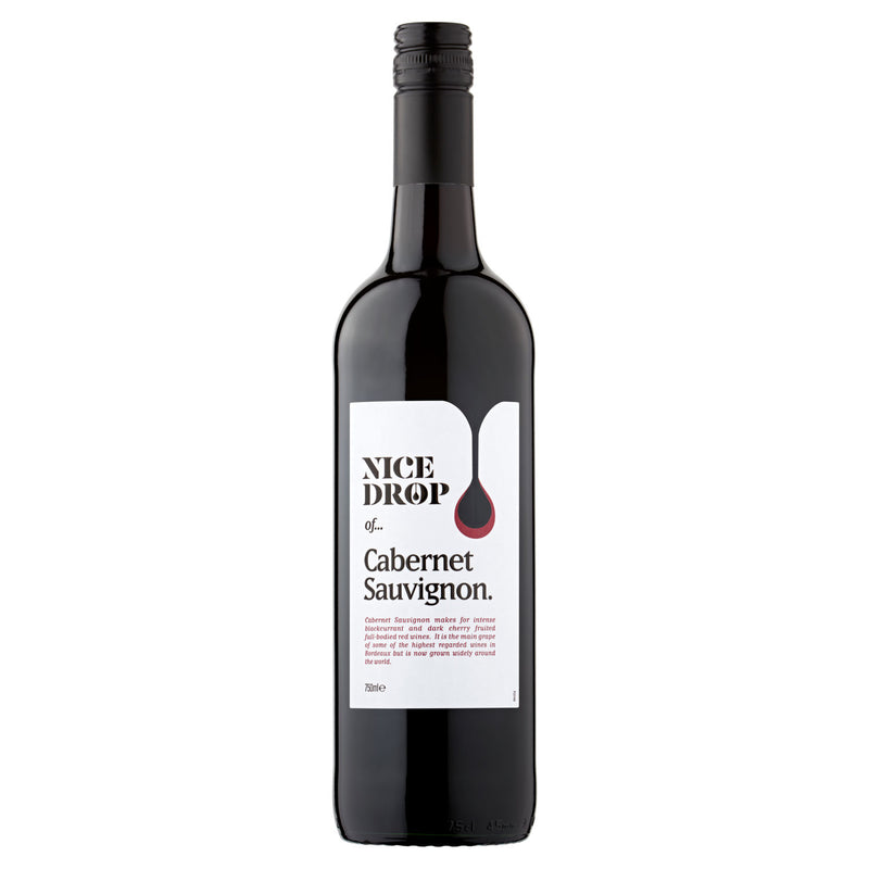 Nice Drop Cabernet Sauvignon red wine 75cl, imported from the UK