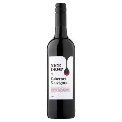 Nice Drop Cabernet Sauvignon red wine 75cl, imported from the UK
