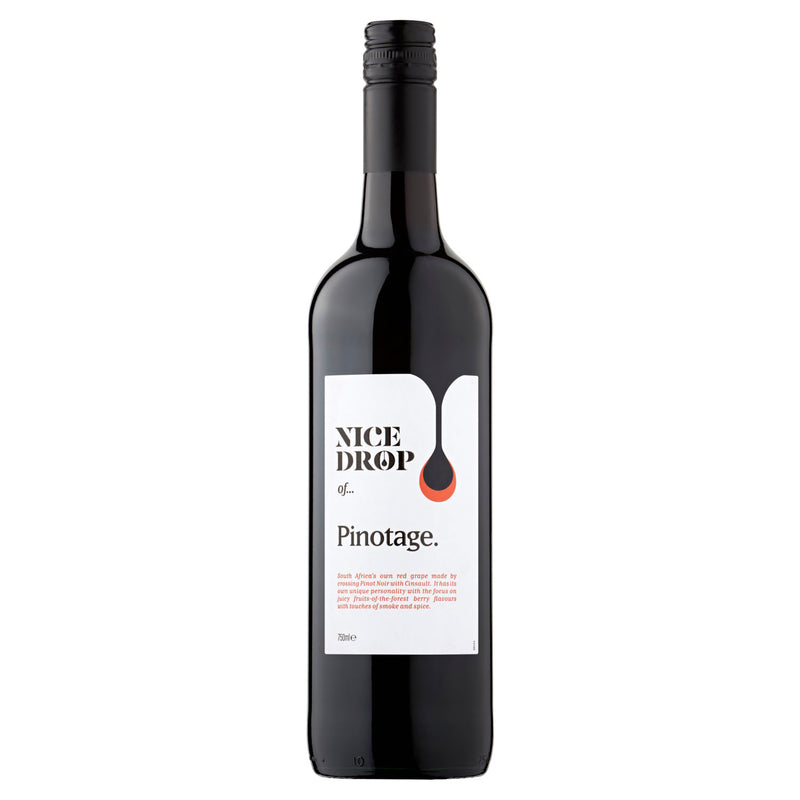 Nice Drop Pinotage Red Wine 75cl, imported from the UK