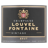 Louvel Fontaine Champagne Vintage Brut 75cl, UK version