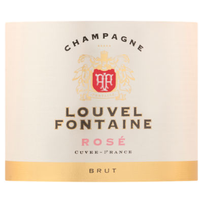 Louvel Fontaine Rosé Champagne Brut 75cl, UK version