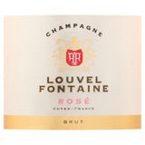 Louvel Fontaine Rosé Champagne Brut 75cl, UK version