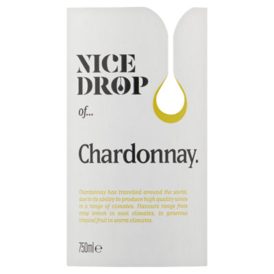 Nice Drop Chardonnay 750ml, imported from the UK