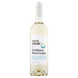ASDA Nice Drop Trebbiano Pinot Grigio Italian White Wine 75cl- Buy online at McGrocer