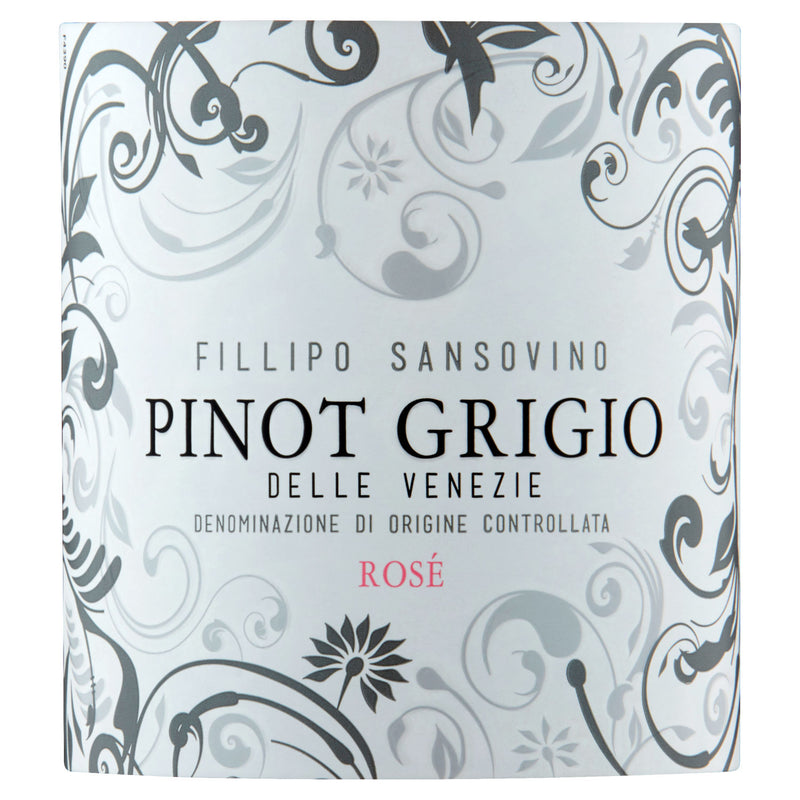 Fillipo Sansovino Pinot Grigio Rosé 75cl - British product
