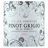 Fillipo Sansovino Pinot Grigio Rosé 75cl - British product