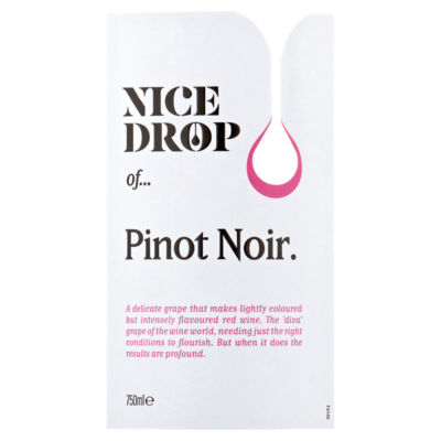 Nice Drop wine Pinot Noir 75cl bottle (British brand)