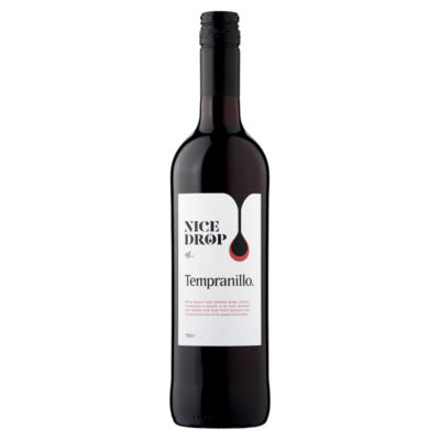 Nice Drop Tempranillo red wine 75cl, imported from the UK