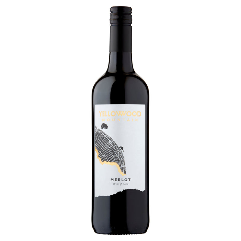 Yellowwood red Merlot wine 75cl (British brand)