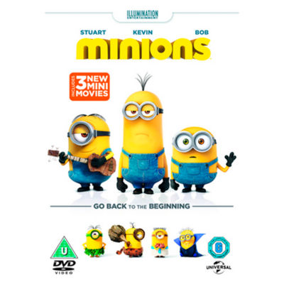 Minions animated comedy DVD movie (British brand)