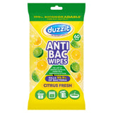 Duzzit anti bac wipes citrus fresh 60 pack, UK version