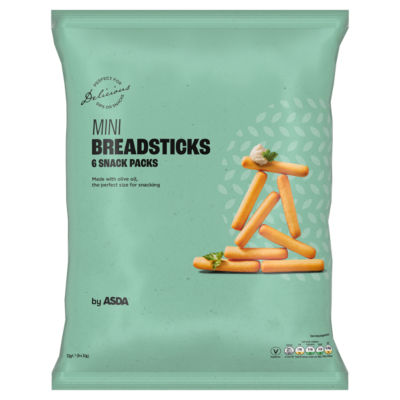 ASDA mini breadsticks 6 x 22g (132g) - British product