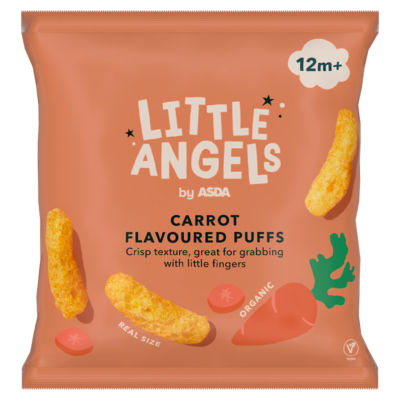 ASDA Little Angels carrot flavoured puffs 20g, UK version