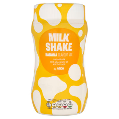 ASDA banana flavour milkshake powder 300g - British product