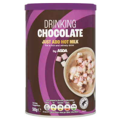 ASDA drinking chocolate powder 500g - British product