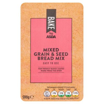 ASDA Mixed Grain & Seed Bread Mix 500g - British product