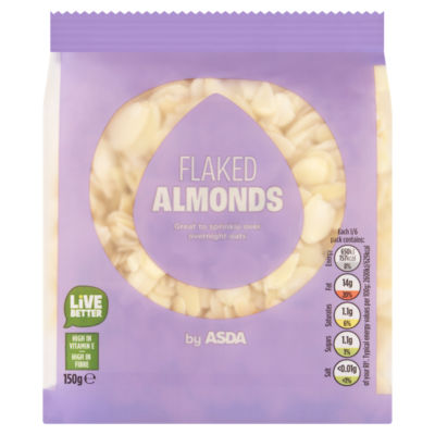 ASDA flaked almonds 150g - British product