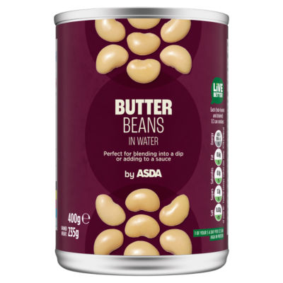 ASDA butter beans in water 400g - British product