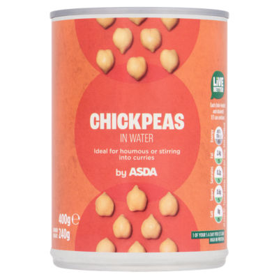 ASDA chickpeas in water 400g - British product