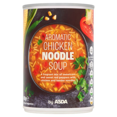 ASDA Aromatic Chicken Noodle Soup 400g - British product