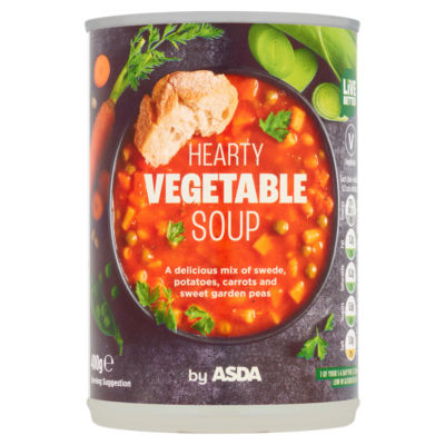 ASDA hearty vegetable soup 400g - British product