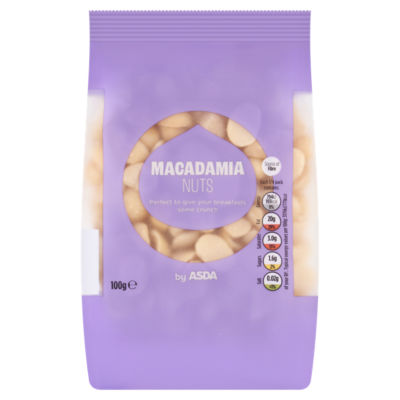 Asda macadamia nuts 100g - British product