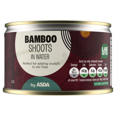 ASDA bamboo shoots in water 225g - British product