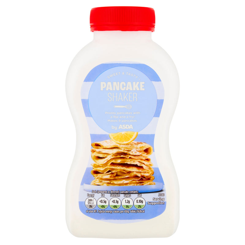 ASDA Pancake Shaker Mix 155g, imported from the UK