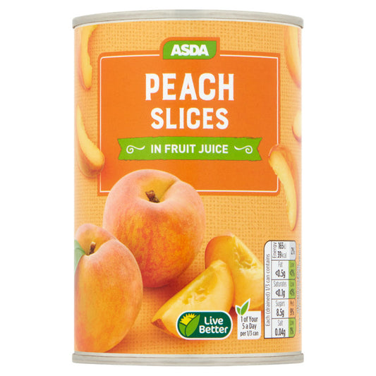 ASDA Peach Slices in Fruit Juice - McGrocer