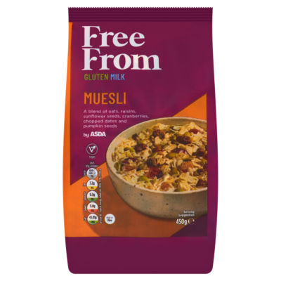 ASDA Free From Muesli Gluten Free 450g - British product