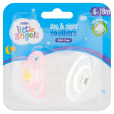 ASDA Little Angels day and night soothers for 6-18 months, UK version