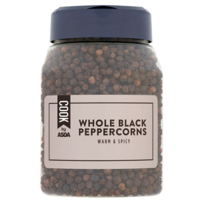 Cook Whole Black Peppercorns 250g - British product