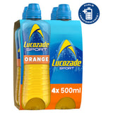ASDA Lucozade Sport Orange Isotonic Sports Drink 4 x 500ml- Buy online at McGrocer