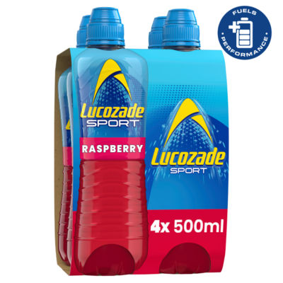 Lucozade Sport Drink Raspberry 4 pack