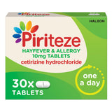 ASDA Piriteze Hayfever & Allergy Antihistamine Tablets 30s- Buy online at McGrocer