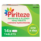Piriteze Hayfever and Allergy Tablets 14s, imported from the UK