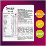 Centrum women multivitamin tablets 30s - British product