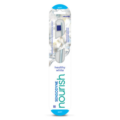 Sensodyne Nourish Healthy White manual toothbrush single pack (British brand)