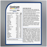 Centrum Advance 50+ multivitamin tablets 30s - British product